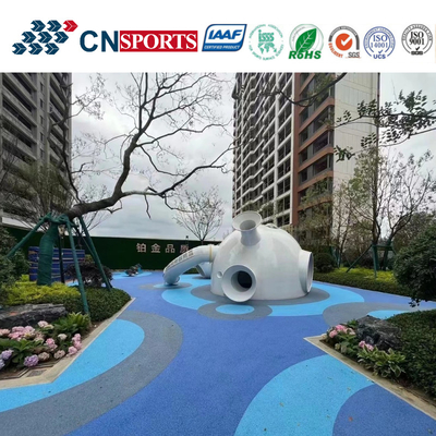 Non Toxic And Harmless Laminated Moving Flooring For Playground / Kindergarten