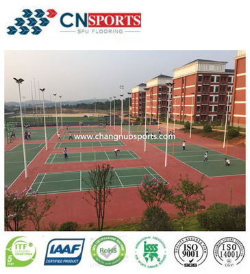 CN-S01 Silicon PU Basketball Flooring ,Waterproof and High Rebound and Soundproof