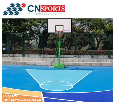 Beautiful and Anti-UV High Rebound Spu Basketball Sports Flooring Not Fade.