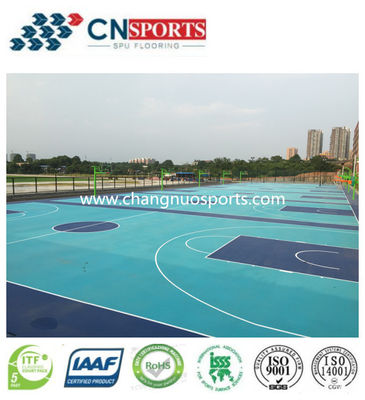 CN-S01 Silicon PU Basketball Flooring ,Waterproof and High Rebound and Soundproof