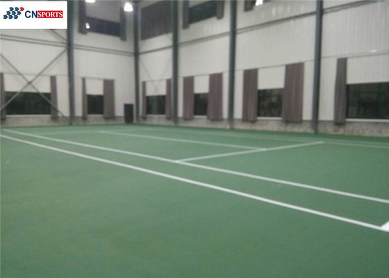 Silicon PU Tennis Court Flooring Soundproof with 2.7mpa Tensile Strength