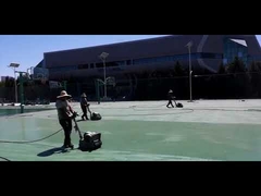 RoHS Outdoor Basketball Rubber Flooring Silicon Polyurethane